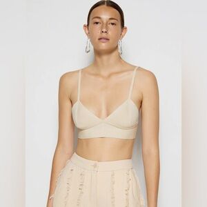 Jonathan Simkhai Lainey Bralette in Almond